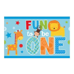 Τραπεζομάντηλο Fun to be One γαλάζιο