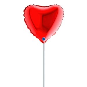 10″ Mini Shape μπαλόνι κόκκινη Καρδιά