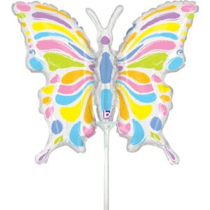 14'' Mini Shape μπαλόνι Πεταλούδα παστέλ