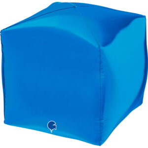 15" Μπαλόνι μπλε 4D κύβος