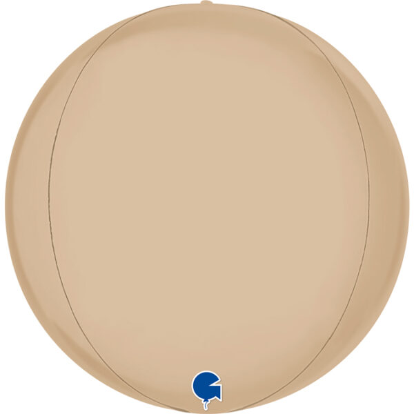 15" Μπαλόνι σφαίρα ORBZ Κρεμ