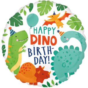 18" Μπαλόνι "Happy dino Birthday δεινόσαυρος"