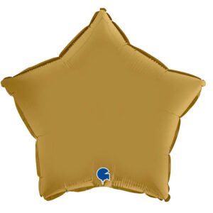 18" Μπαλόνι αστέρι σατέν χρυσό