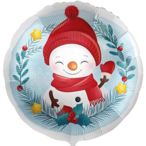 18" Μπαλόνι Χιονάνθρωπος που χαιρετάει