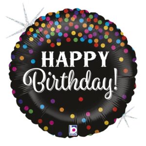 18" Μπαλόνι Glittering Birthday Confetti