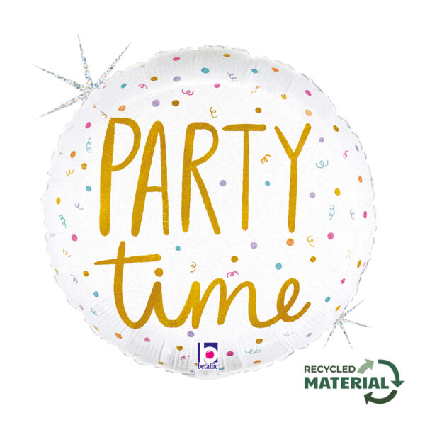 18" Μπαλόνι Party Time Σαμπάνια