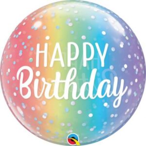22" Μπαλόνι Bubble Birthday Ombre