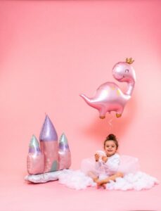 28'' Μπαλόνι Pink Dino - Image 2