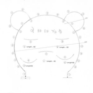 Αψίδα αλουμινίου με αυτάκια 3 x 2.40 m - Image 2