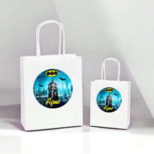 Άσπρη Τσάντα Δώρου Μπάτμαν