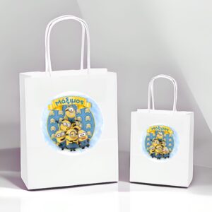 Άσπρη Τσάντα Δώρου Minions