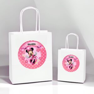 Άσπρη Τσάντα Δώρου Minnie Mouse