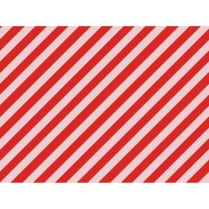 Χαρτί Περιτυλίγματος Κόκκινο Ριγέ 200cm