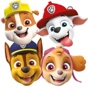 Χάρτινη Μάσκα Paw Patrol (8 τεμ)
