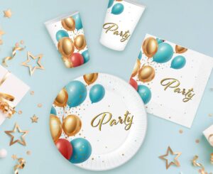 Χαρτοπετσέτες φαγητού Party Balloons (20 τεμ) - Image 2