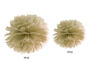 Χρυσό χάρτινο Pom Pom - Image 2
