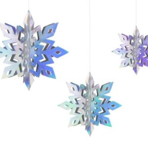 Διακοσμητικά Οροφής Χιονονιφάδες (6 τεμ)