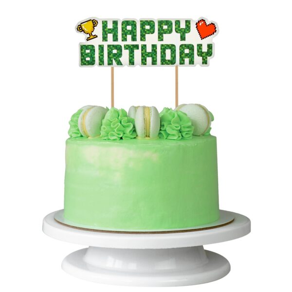 Διακοσμητικό τούρτας Happy Birthday - Gamer