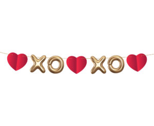 Διασκομηστική Γιρλάντα XOXO 200cm - Image 2