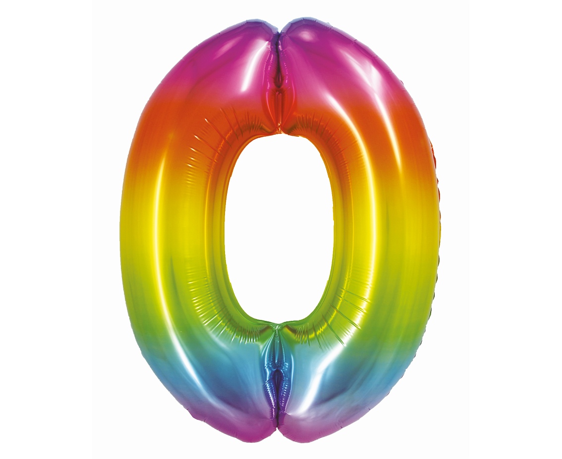 Μπαλόνια Αριθμοί Rainbow 76cm - 30" - Image 3