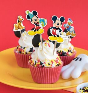 Οδοντογλυφίδες πάρτυ Mickey Mouse (6 τεμ) - Image 2
