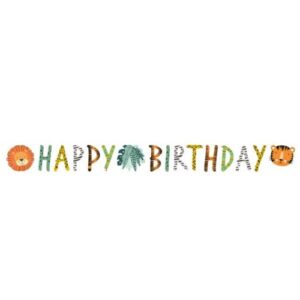 Γιρλάντα Happy Birthday Get Wild