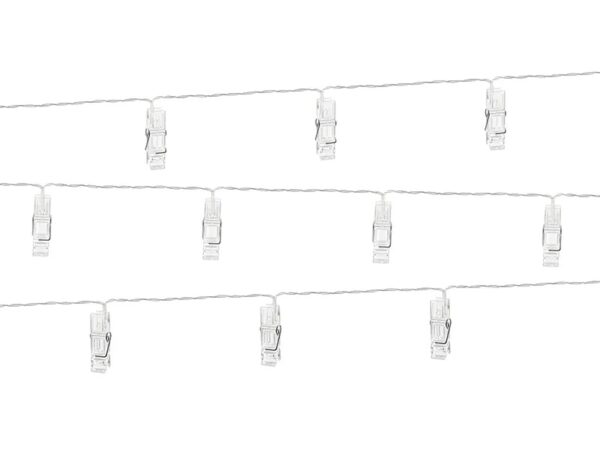 Γιρλάντα με LED μανταλάκια για φωτογραφίες 1,4m