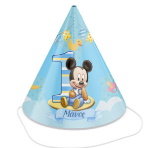 Καπελάκια πάρτυ Baby Mickey 1st (4 τεμ)