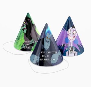 Καπελάκια πάρτυ Disney Villains (4 τεμ) - Image 2
