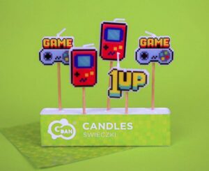 Κεράκια τούρτας Game On (5 τεμ) - Image 3