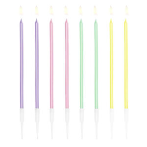 Κεράκια τούρτας Pastel Birthday (16 τεμ)