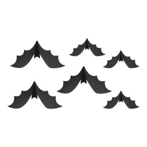 Κρεμαστά Διακοσμητικά Νυχτερίδες (6 τεμ)