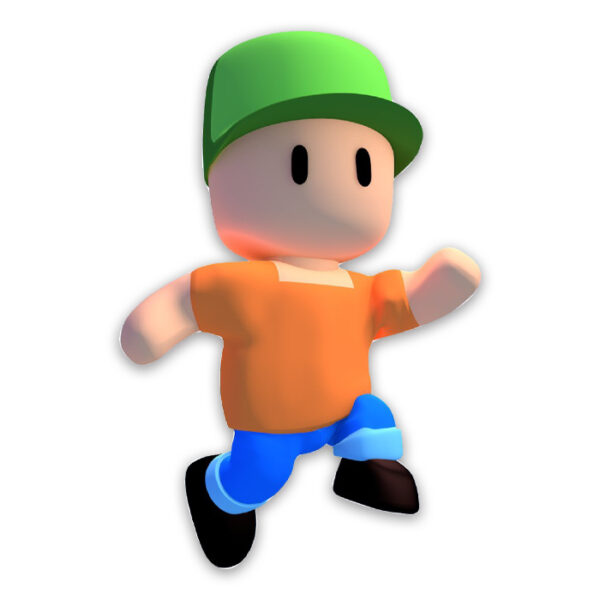 Ξύλινη διακοσμητική φιγούρα Stumble Guys