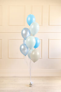 Λάτεξ μπαλόνια Sky Blue Mix (10 τεμ) - Image 2