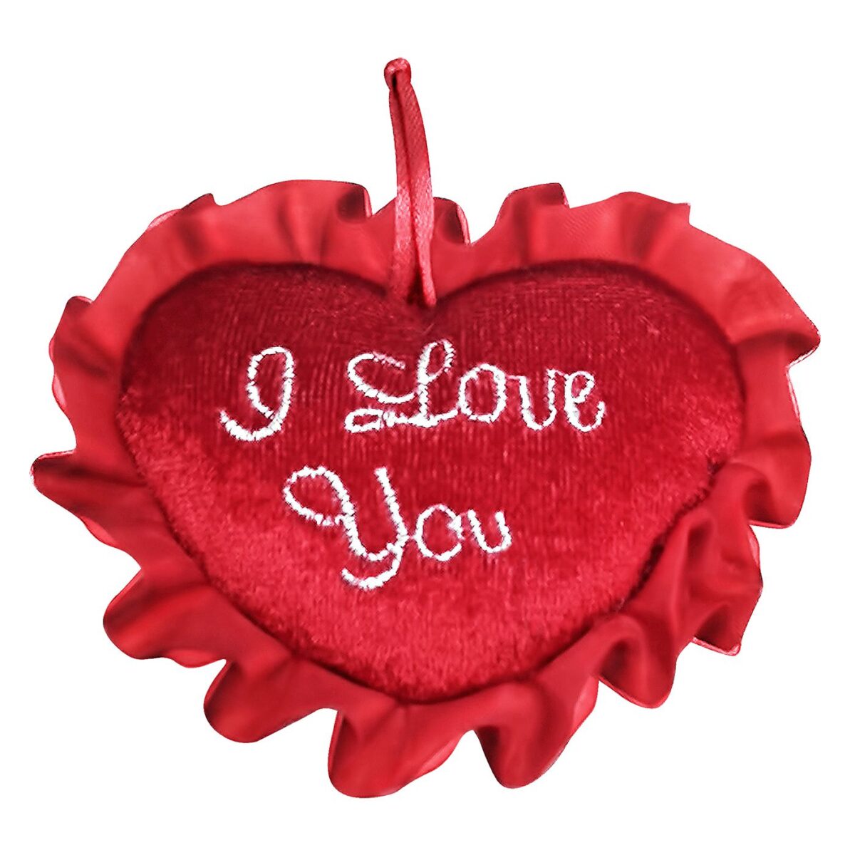 Λούτρινη καρδιά Σ’αγαπώ με σούρα - Image 2