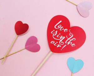 Οδοντογλυφίδες 3D Καρδιές "Love is in the air" - Image 2