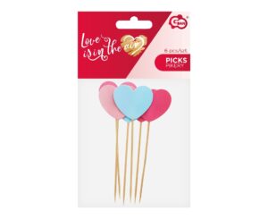 Οδοντογλυφίδες 3D Καρδιές "Love is in the air" - Image 5