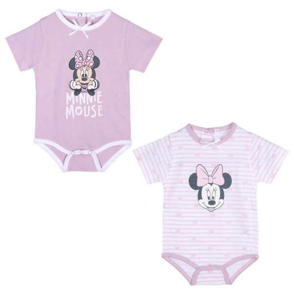 Φορμάκι μωρού Minnie Mouse ροζ (2 τεμ)