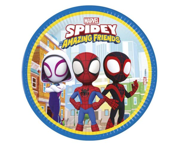 Πιάτα φαγητού Spidey and His Amazing Friends (8 τεμ)