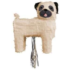 Πινιάτα Σκυλάκι Pug με κορδέλες