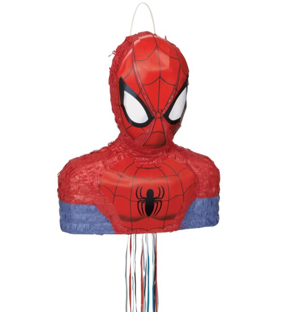 Πινιάτα Spiderman με κορδέλες