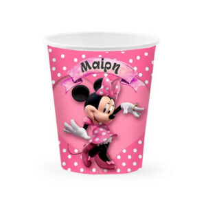 Ποτήρια με όνομα Minnie Mouse (3 τεμ)