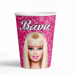 Ποτηράκια με όνομα Barbie (3 τεμ)