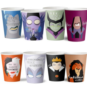 Ποτήρια Disney Villains (3 τεμ)