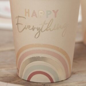 Ποτήρια Ουράνιο Τόξο - Happy Everything (8 τεμ) - Image 3