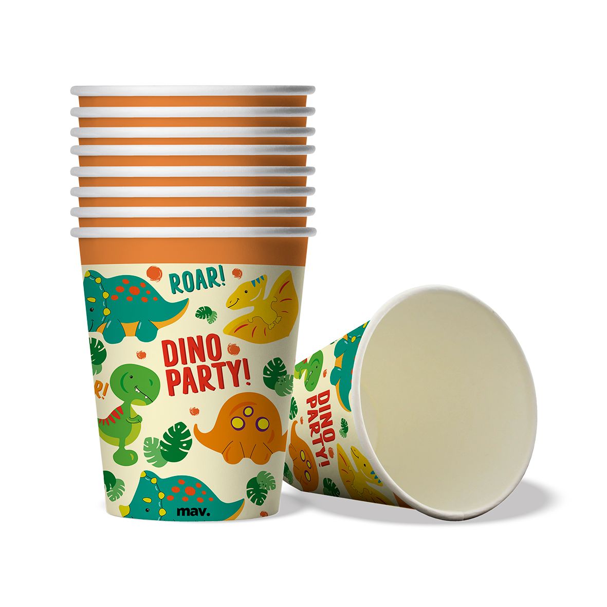 Ποτήρια πάρτυ Dino Party (8 τεμ) - Image 2