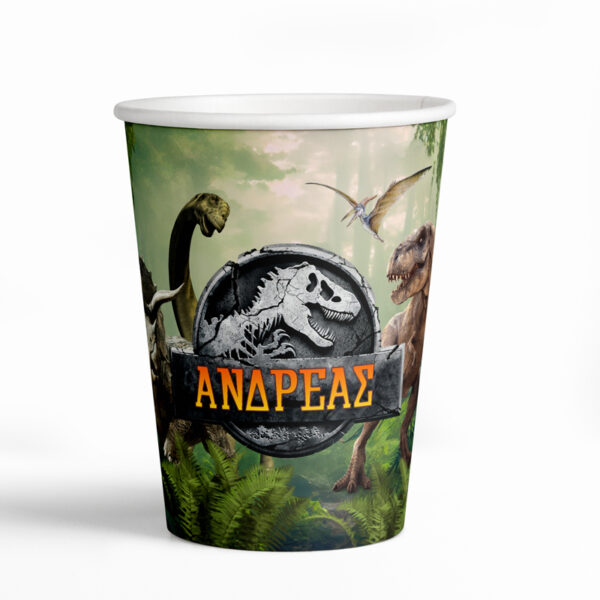 Ποτήρια πάρτυ Jurassic World (3 τεμ)
