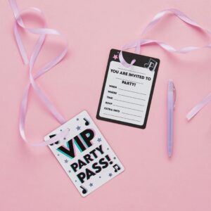 Προσκλήσεις πάρτυ VIP Pass (10 τεμ) - Image 3