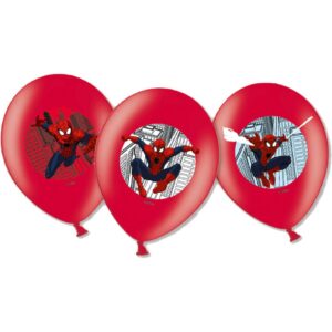 Σετ μπαλόνια Spiderman (6 τεμ)