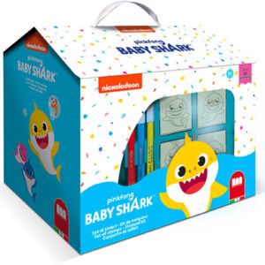 Σπιτάκι Baby Shark με είδη ζωγραφικής